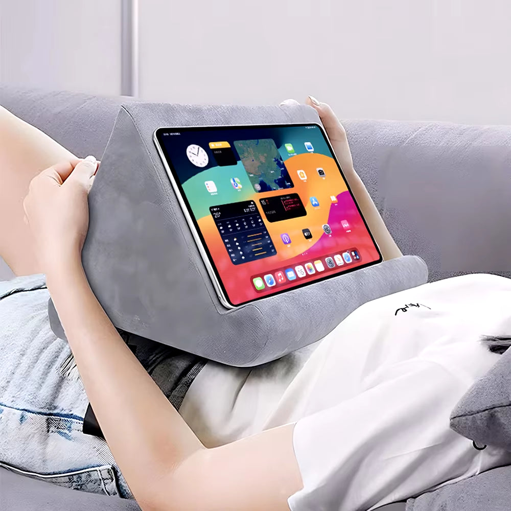 Sponge Pillow Tablet Holder for Ipad Samsung Huawei Xiaomi Tablet Holder Mobile Phone Support Pillow Multi-Angle Reading Stand