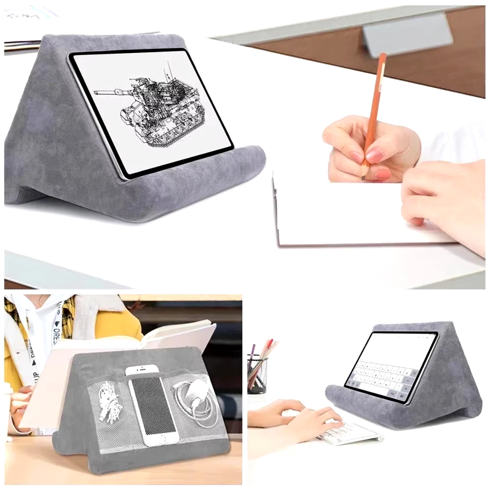 Sponge Pillow Tablet Holder for Ipad Samsung Huawei Xiaomi Tablet Holder Mobile Phone Support Pillow Multi-Angle Reading Stand