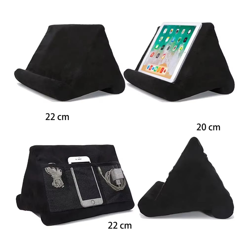 Sponge Pillow Tablet Holder for Ipad Samsung Huawei Xiaomi Tablet Holder Mobile Phone Support Pillow Multi-Angle Reading Stand